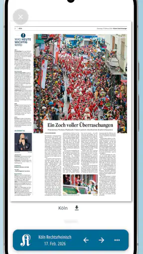 KStA E-Paper screenshot