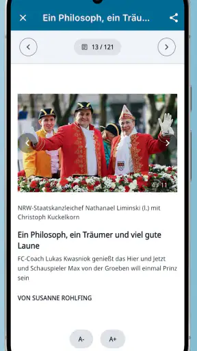 KStA E-Paper screenshot