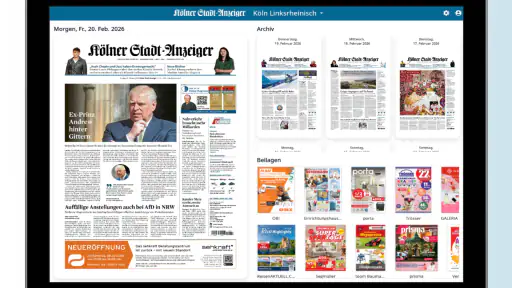 KStA E-Paper screenshot
