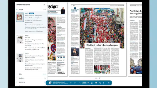 KStA E-Paper screenshot