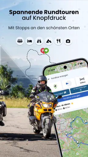 Kurviger - Motorrad Navigation screenshot