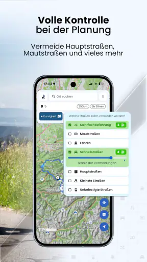 Kurviger - Motorrad Navigation screenshot