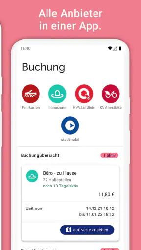 KVV.regiomove screenshot