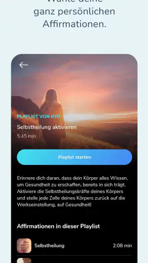 KYO. Affirmationen+Subliminals screenshot