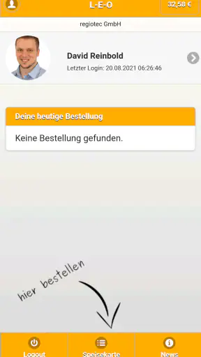L-E-O Mensa-App screenshot