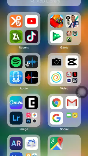 Launcher iOS 18 screenshot