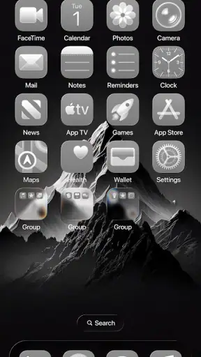 Launcher iOS 26 Theme screenshot
