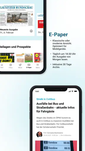 Lausitzer Rundschau screenshot