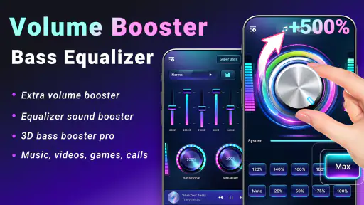 Lautstärke Bass-Booster Max screenshot