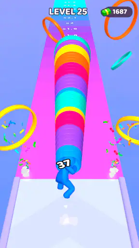 Layer Man 3D: Laufen & Sammeln screenshot