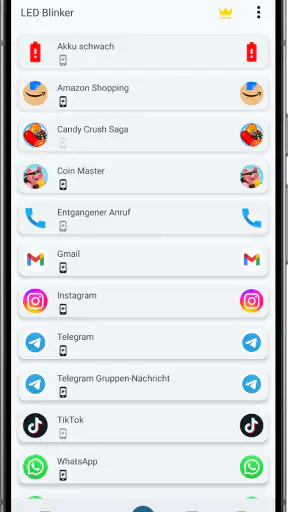 LED Blinker Benachrichtigungen screenshot