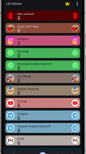 LED Blinker Benachrichtigungen screenshot