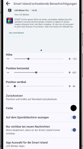 LED Blinker Benachrichtigungen screenshot