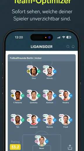 LigaInsider Plus screenshot