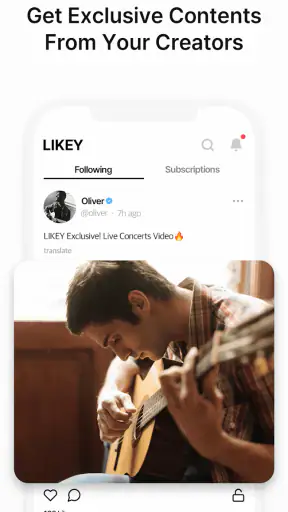 Likey - Interact with creators screenshot