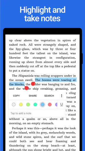 Lithium: EPUB-Lese-App screenshot