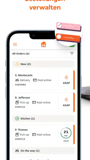Live Orders screenshot