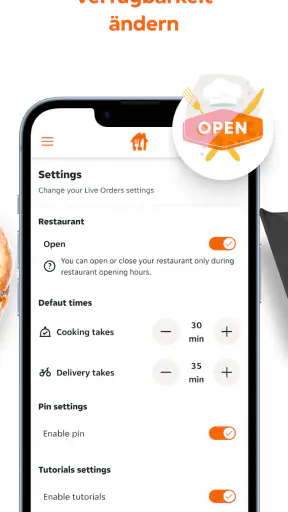 Live Orders screenshot