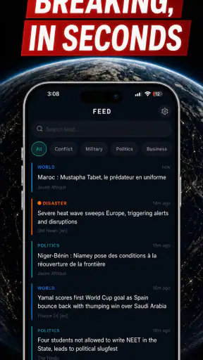 Live Weltmonitor: GlobeAlert screenshot