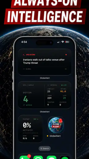 Live Weltmonitor: GlobeAlert screenshot