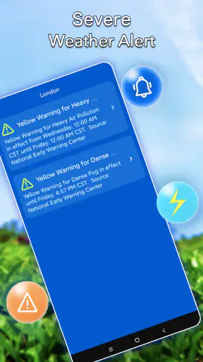 Lokales Wetter：Alarm-Widget screenshot
