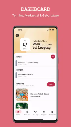 Looping - Familienkalender screenshot