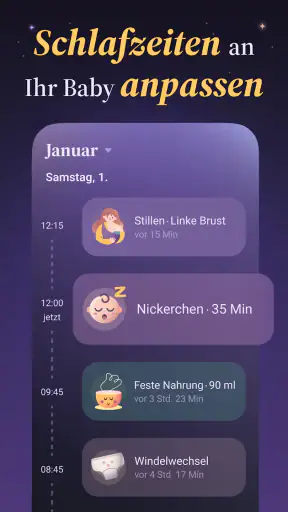 Luli: Schlaftracker & Stillen screenshot
