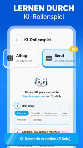 Lurnia: Sprachen lernen KI screenshot