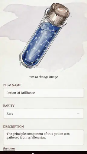 Magwa's Magic Item Compendium screenshot