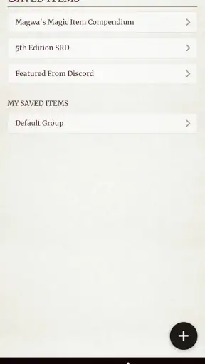 Magwa's Magic Item Compendium screenshot