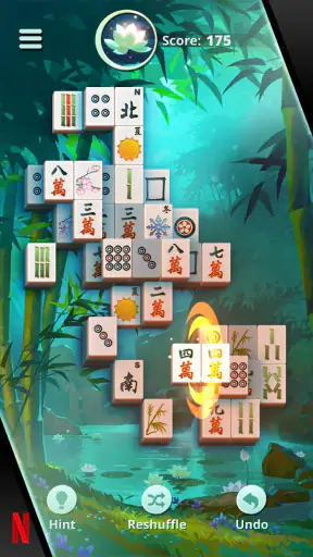 Mahjong Solitaire NETFLIX screenshot