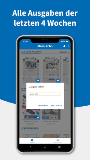 Main-Echo E-PAPER screenshot