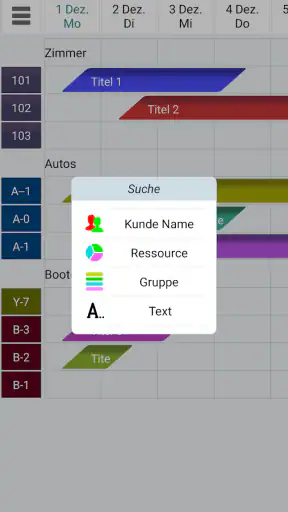 Manager Kundenreservierungen L screenshot