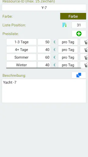 Manager Kundenreservierungen L screenshot