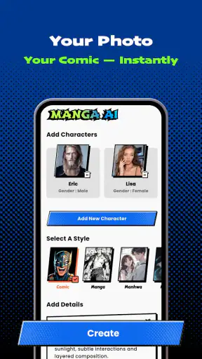 Manga AI – KI-Comic-Generator screenshot