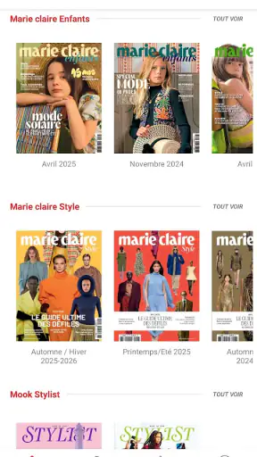 Marie Claire France screenshot