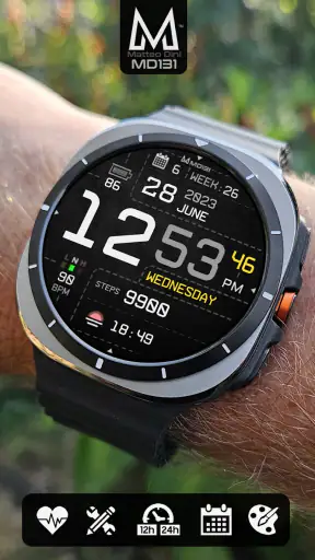 MD131 - Digital watch face screenshot