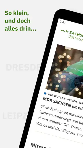MDR Sachsen App screenshot