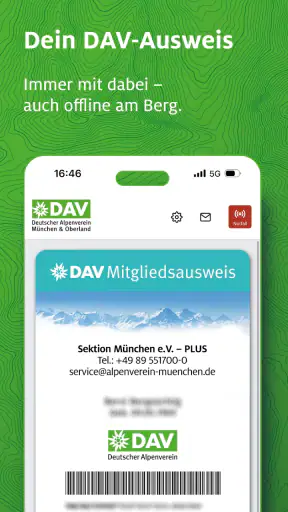 Mein DAV+ screenshot