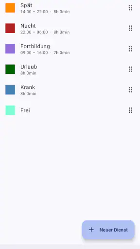 Mein Dienstplan screenshot