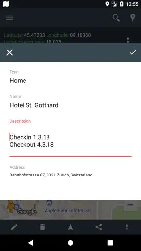Mein Standort: GPS-Karte screenshot