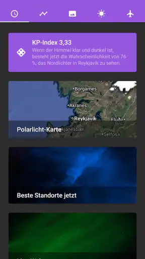 Meine Polarlicht-Vorhersage screenshot