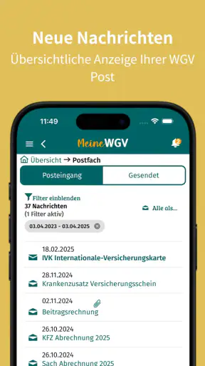 MeineWGV screenshot