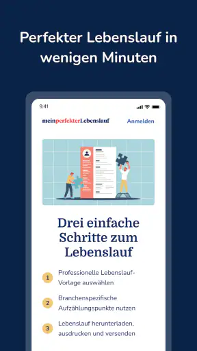 MeinPerfekterLebenslauf screenshot