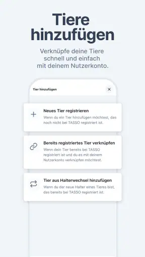 MeinTASSO screenshot