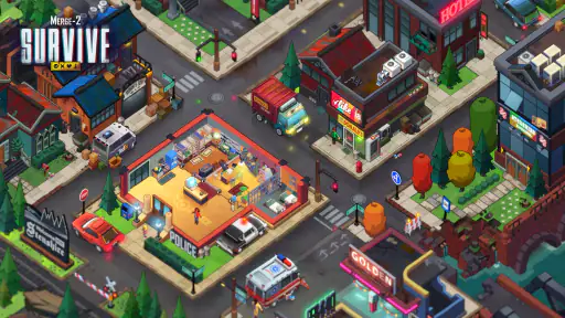 Merge 2 Survive: Zombie-Spiel screenshot