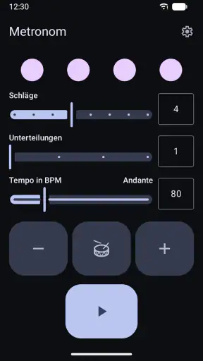 Metronom screenshot