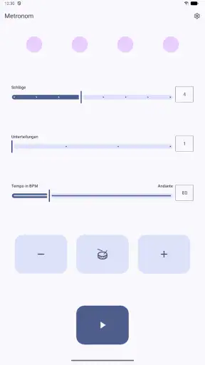 Metronom screenshot