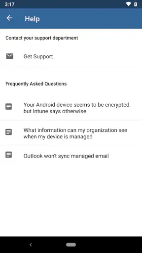 Microsoft Intune screenshot