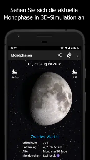 Mondphasen Pro screenshot